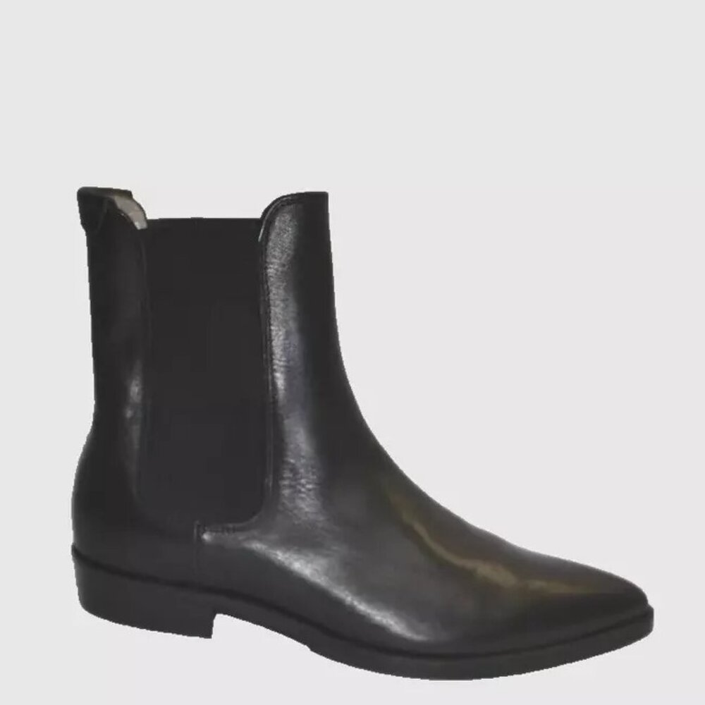 New! ALLSAINTS Men's Steam Pull On Chelsea Boots Black Size 43 EU 10 US DD336A